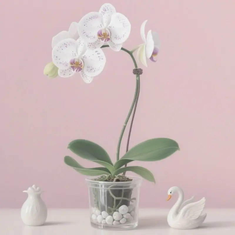 優雅蘭花擺設 